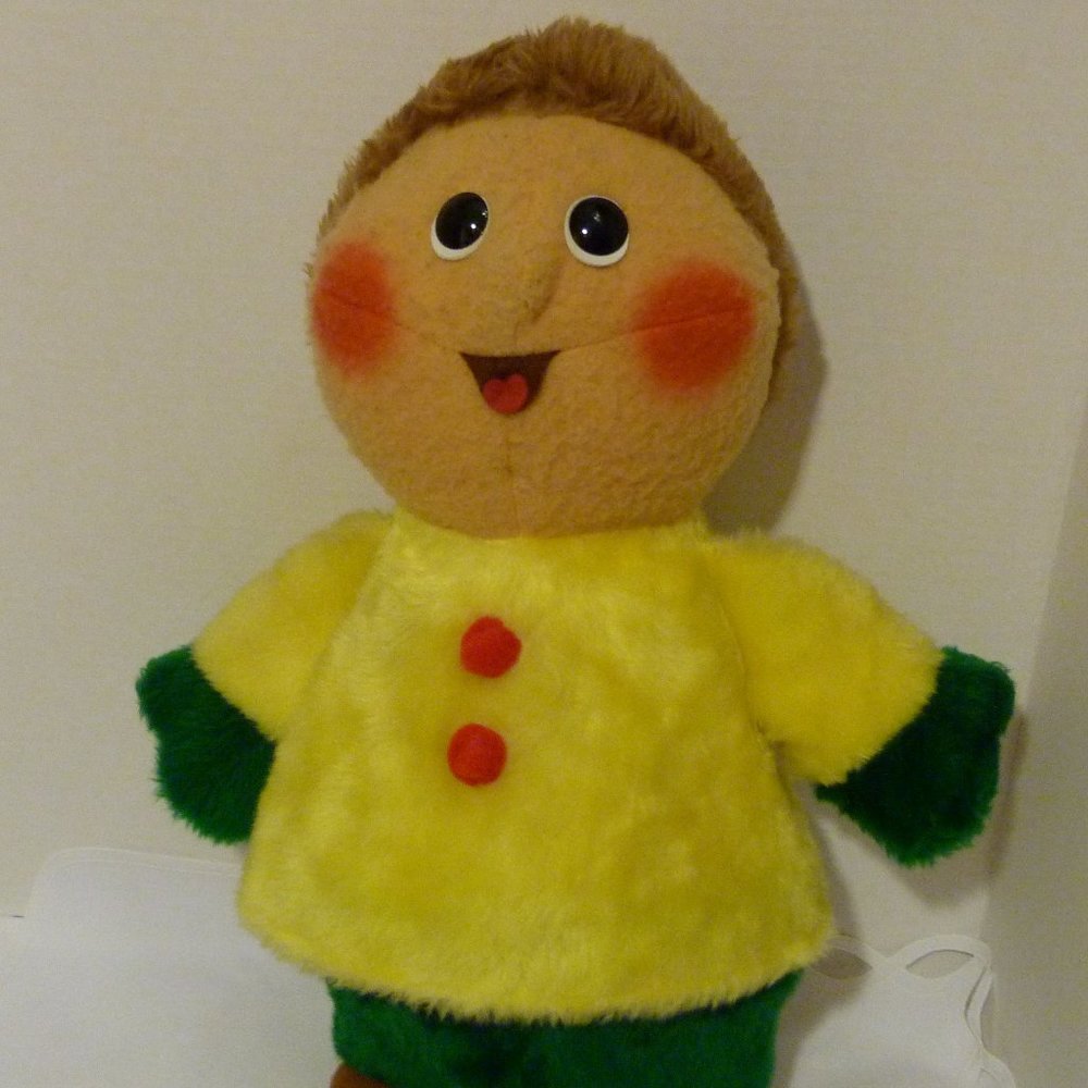 1969 Animal Fair Made in USA 17" Pepsi Advertising Christmas Caroler Plush Toy